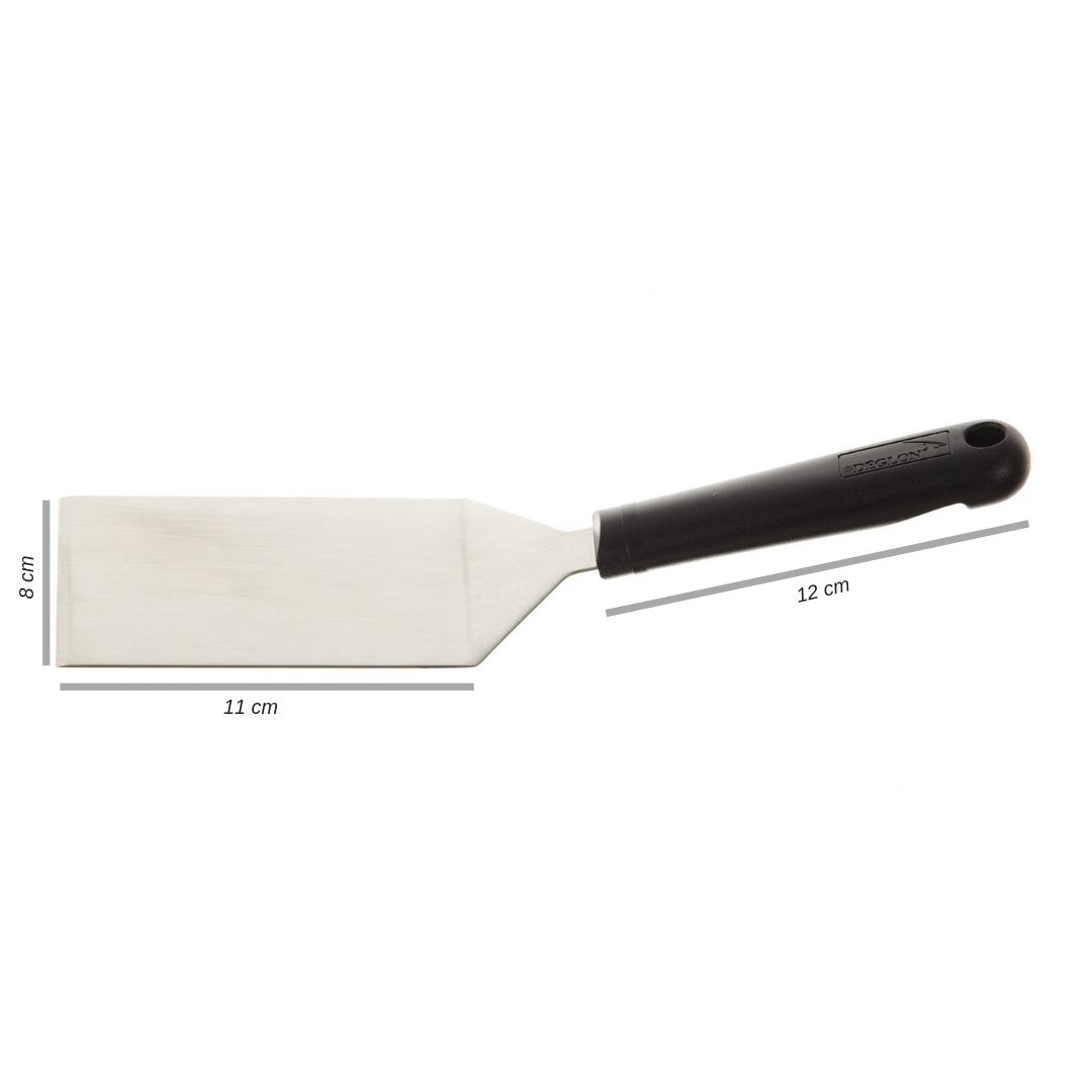 Spatule coud&eacute;e "Stop gliss" lame en inox 11 x 8 cm - R&eacute;f. 053311 - Illustration n&deg;1