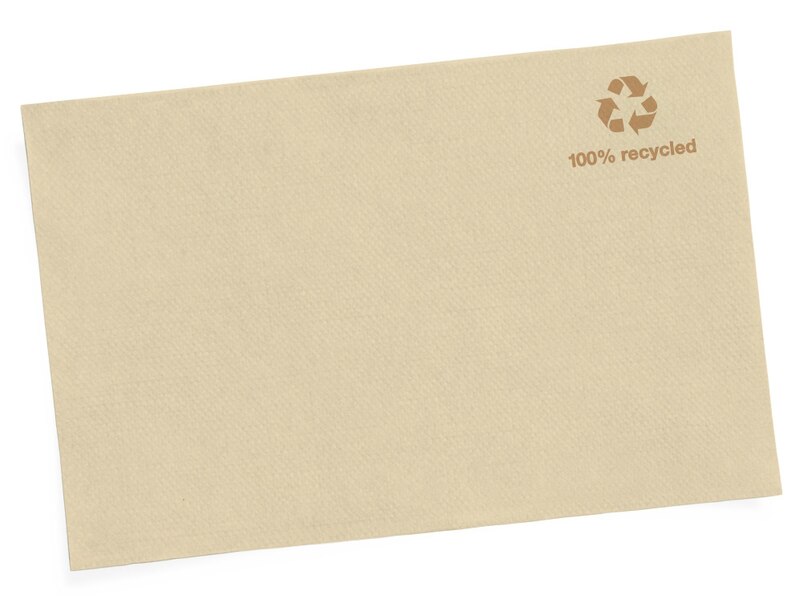 Serviettes enchevêtrées 100% recyclées - 1 pli - 9000 serviettes - Réf. 711250 - Illustration n°2