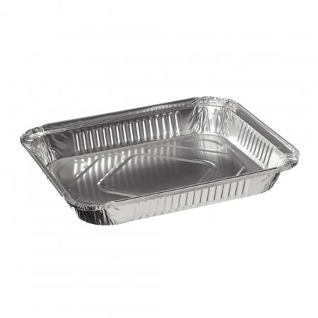 Barquette Alu, bords droits, GN 1/2, 314x254x38 mm, 2400 gr - Réf. 710424 - Illustration n°1
