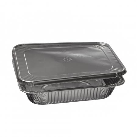 Barquette Alu, bords roul&eacute;s, GN 1/2 324x264x56 mm, 3250 gr  - R&eacute;f. 710532 - Illustration n&deg;2