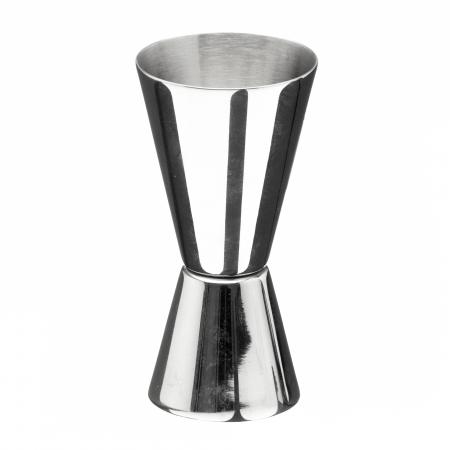Mesure &agrave; cocktail 2.8/5.6 cl en inox - R&eacute;f. 389902 - Illustration n&deg;1
