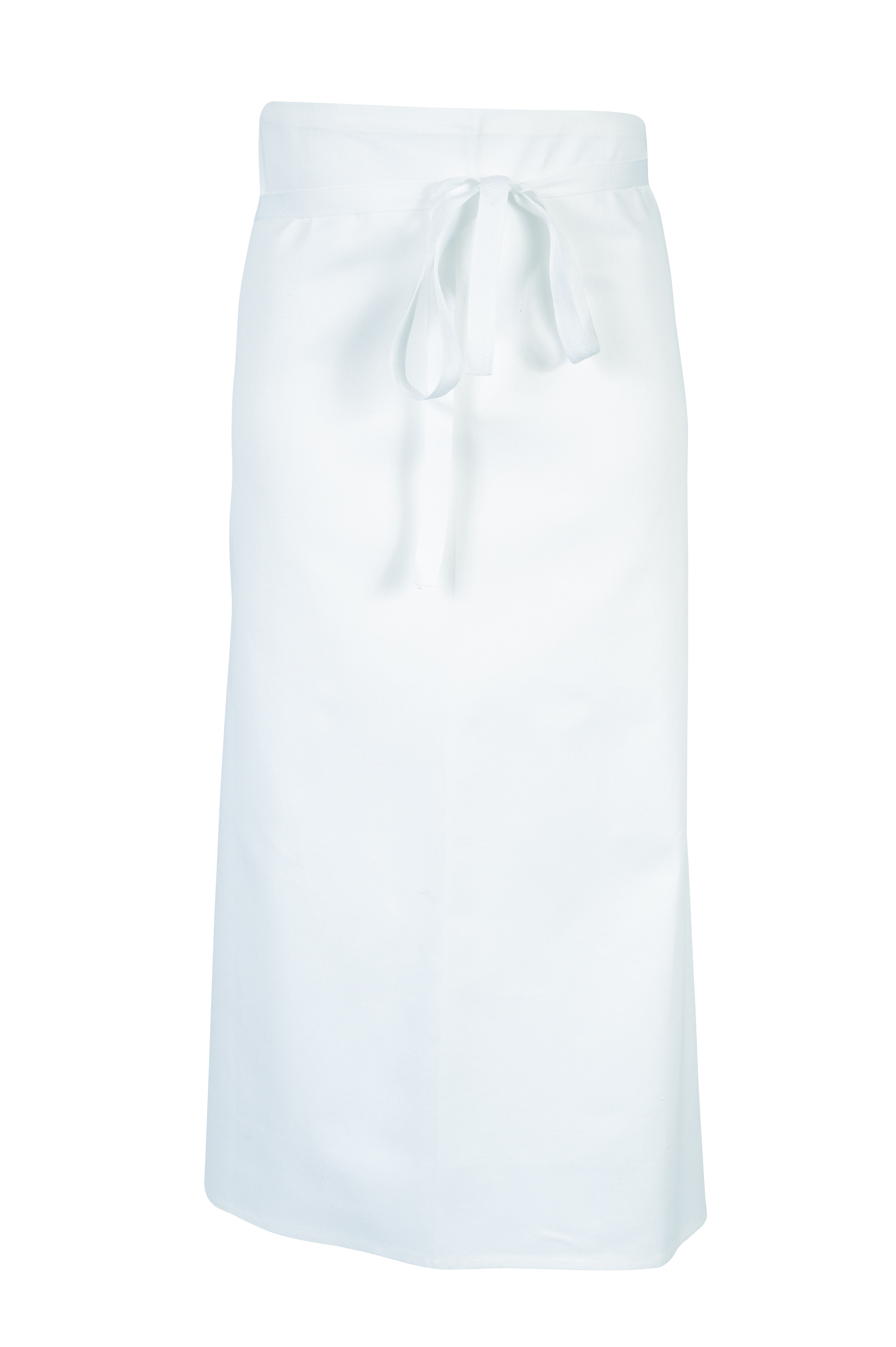 Tablier Chef en polycoton blanc  - Réf. 893010 - Illustration n°1