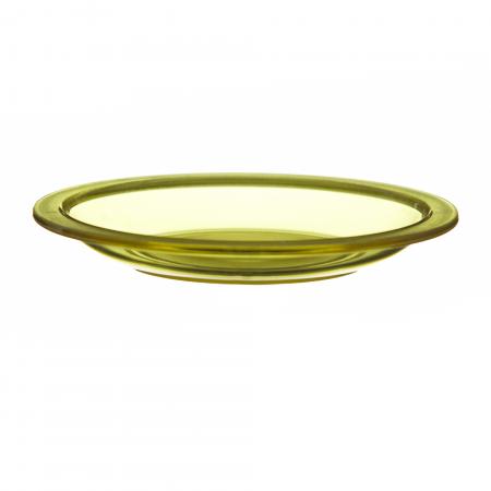 Assiette creuse en copolyester jaune diam. 134 mm - Réf. 614309 - Illustration n°1