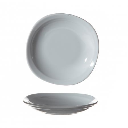 Assiette creuse Opti n°10 en porcelaine 132 mm x 126 mm - Réf. 595010 - Illustration n°1