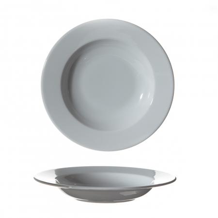 Assiette creuse El&eacute;gance n&deg;3 en porcelaine diam 215 mm - R&eacute;f. 596405 - Illustration n&deg;1