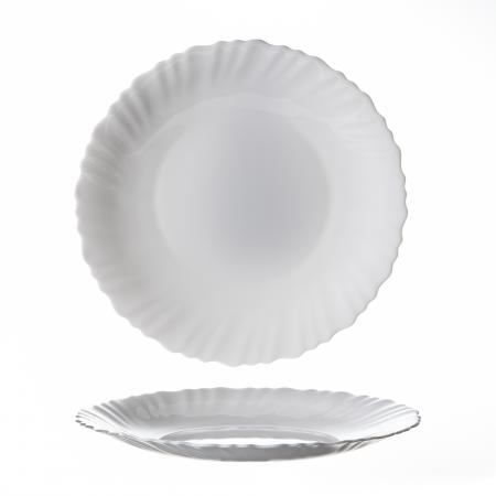 Assiette plate Arcoroc Feston  diam. 230 mm - Réf. 556203 - Illustration n°1