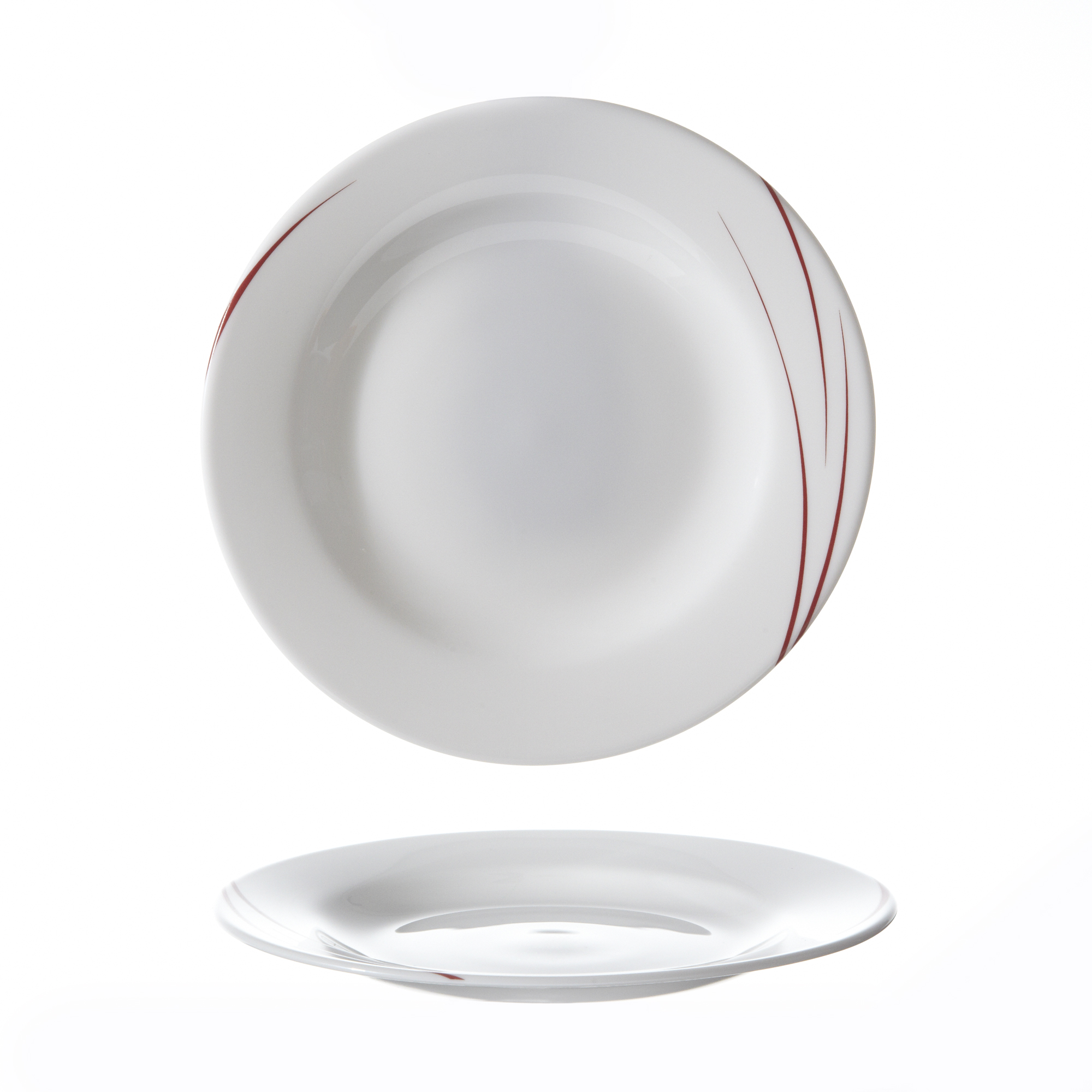 Art de la table Vaisselle en verre trempé Assiette plate 270 mm Toronto