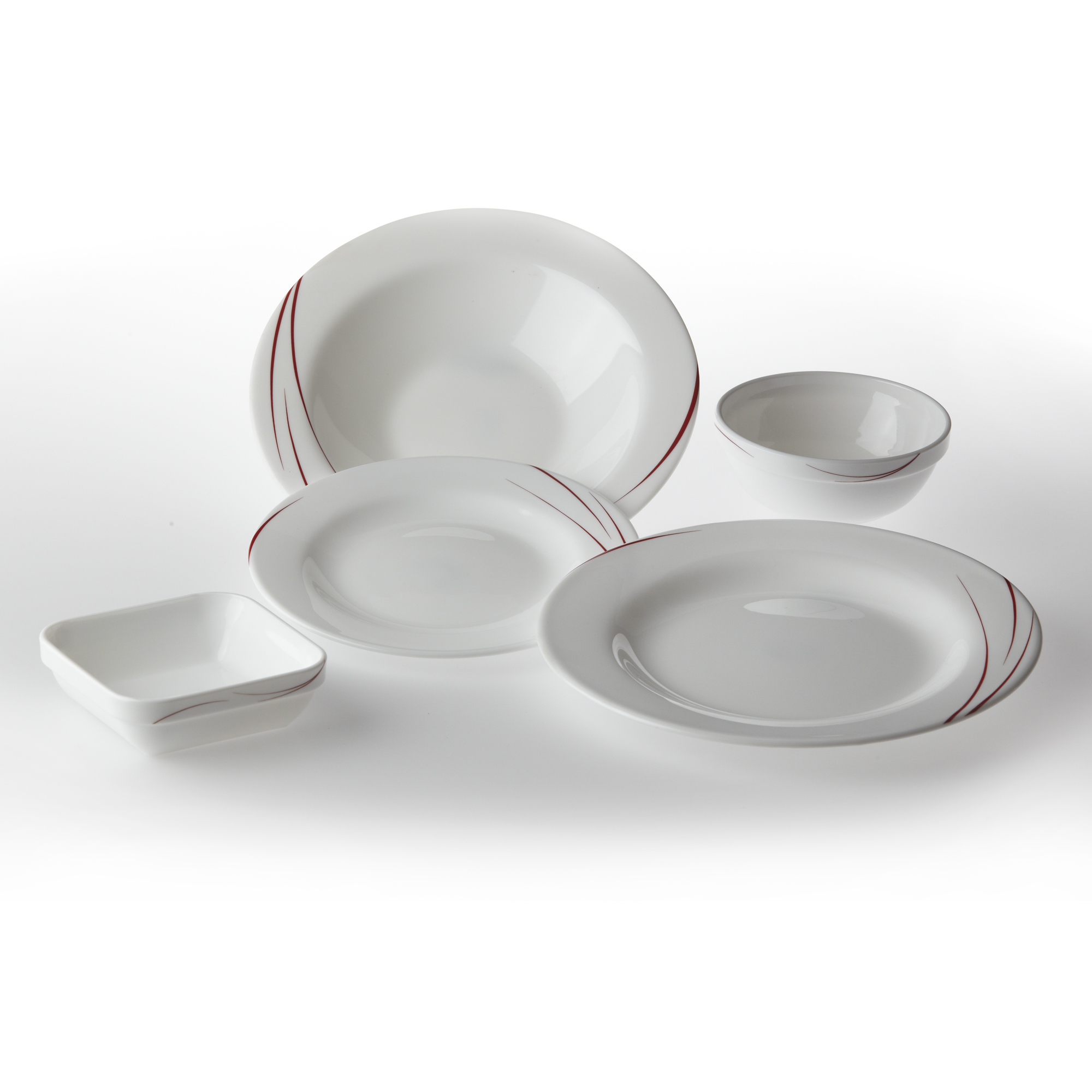 Assiette plate en verre trempé verte 24cm Toronto Eden