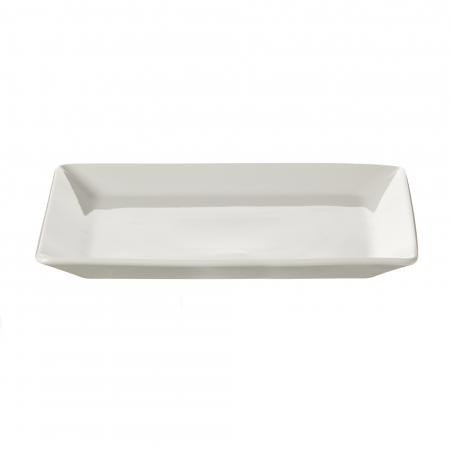 Assiette plate carrée Pyro en porcelaine 210 mm x 210 mm - Réf. 591906 - Illustration n°1