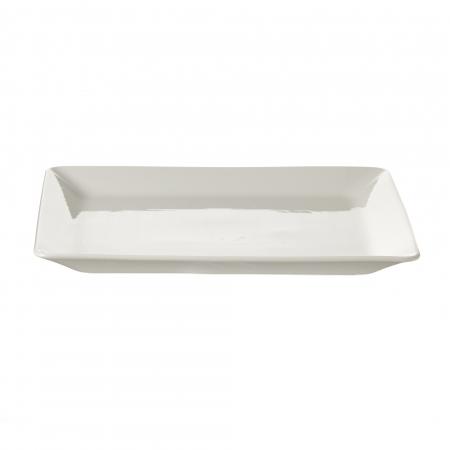 Assiette plate carrée Pyro en porcelaine 270 mm x 270 mm - Réf. 591902 - Illustration n°1