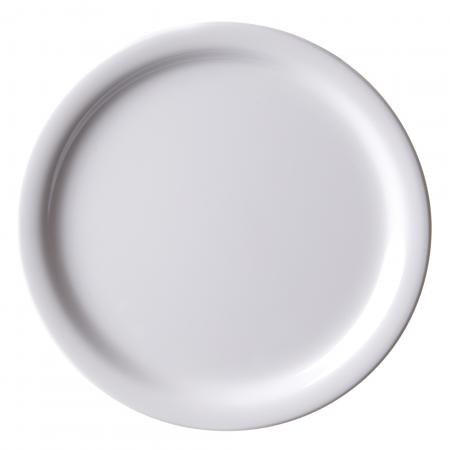 Assiette plate en mélamine diam. 240 mm  - Réf. 611003 - Illustration n°1