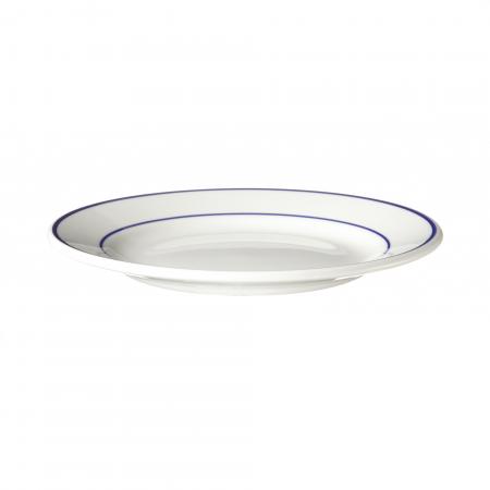 Assiette plate Bourrelet filet couleur en porcelaine diam. 155 mm - Réf. 591309 - Illustration n°1