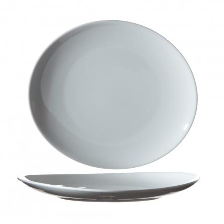 Assiette &agrave; steak en porcelaine&nbsp; 285 mm x 255 mm - R&eacute;f. 592712 - Illustration n&deg;1
