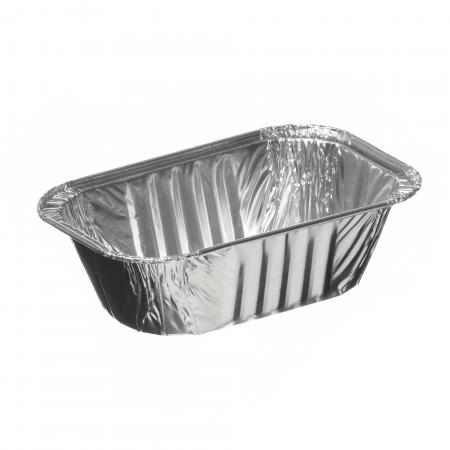 Barquette Alu, bords roul&eacute;s, 111x75x H.36 mm, 150 gr - R&eacute;f. 710115 - Illustration n&deg;1