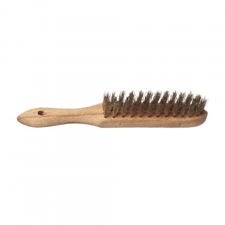 Brosse m&eacute;tallique &agrave; grillade avec manche - R&eacute;f. 067002 - Illustration n&deg;1