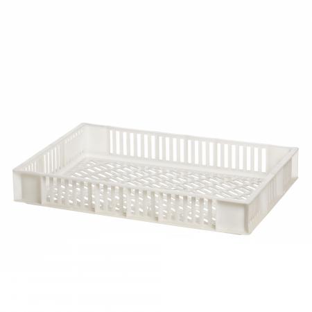 Caisse plastique ajour&eacute;e 15 L 60X40X8 cm - R&eacute;f. 271416 - Illustration n&deg;1