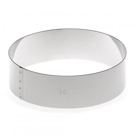 Cercle inox Vacherin diam. 200 mm  - R&eacute;f. 108620 - Illustration n&deg;1