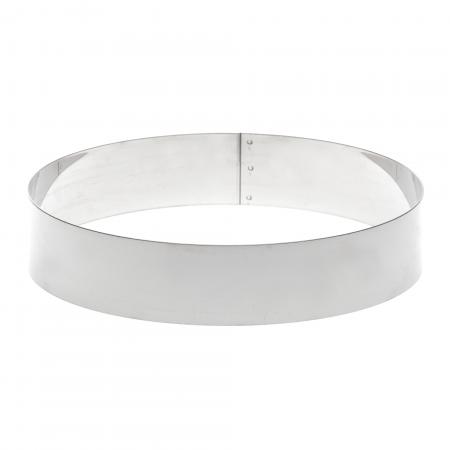 Cercle &agrave; mousse  en inox diam. 220 mm  - R&eacute;f. 108522 - Illustration n&deg;1