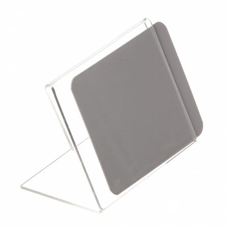 Chevalet plexi rigide 80 x 60 mm en paquet de 10 - R&eacute;f. 878503 - Illustration n&deg;1