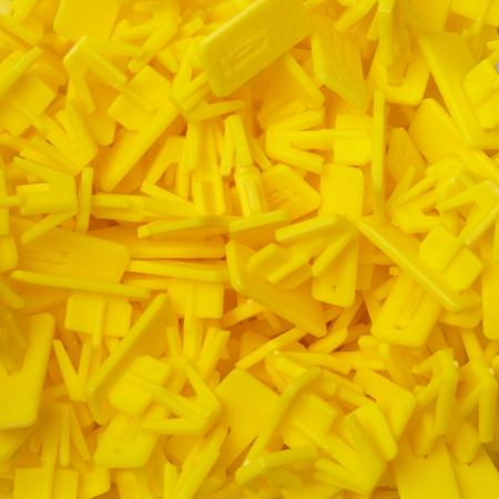 Cl&eacute;s de s&eacute;curit&eacute; jaunes pour bacs - sachet de 1000 - R&eacute;f. 281299 - Illustration n&deg;1