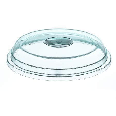 Couvre-assiettes transparent vert en polyamide diam. 230 mm - R&eacute;f. 777056 - Illustration n&deg;1