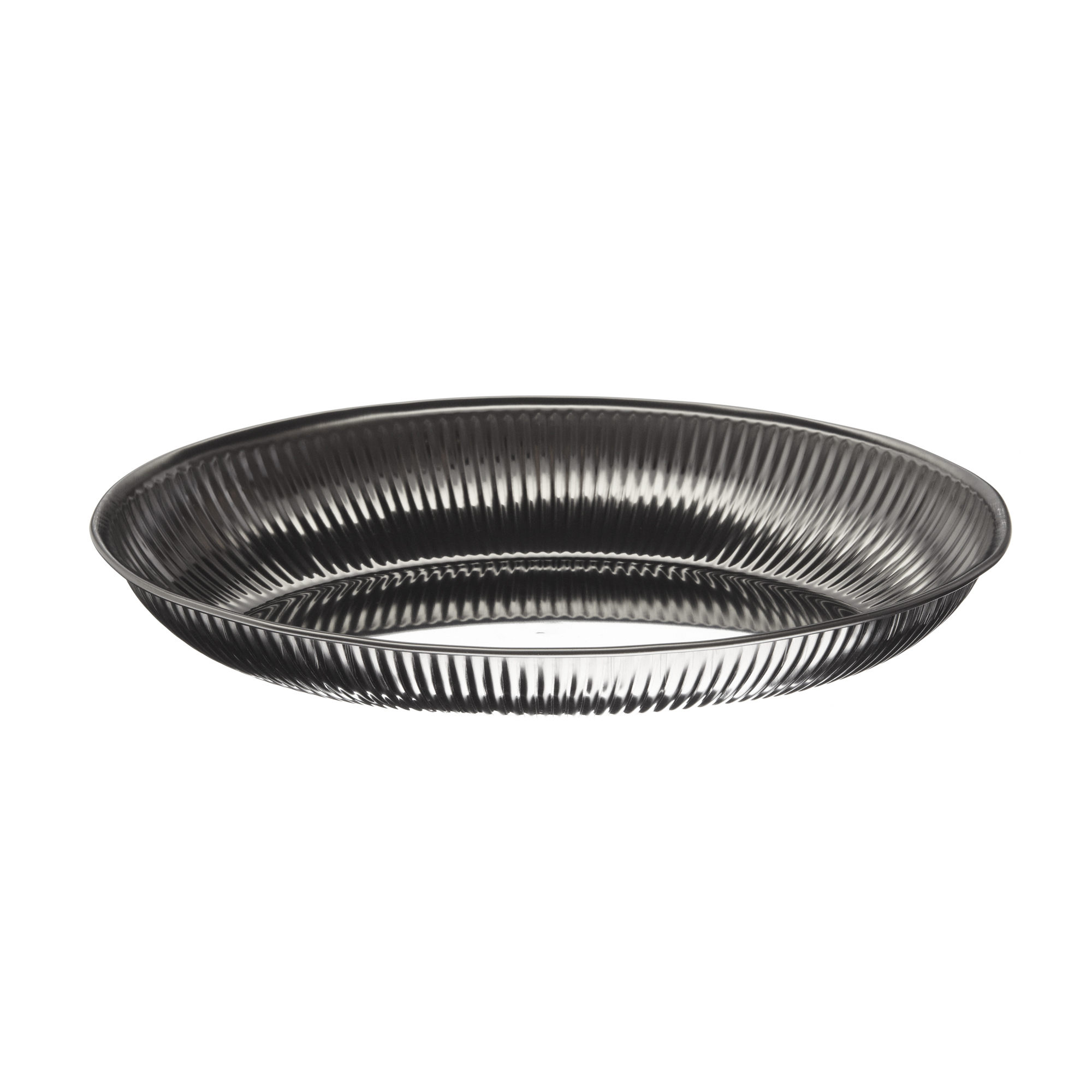 Corbeille à Pain Inox Corbeille à pain ovale cannelée en inox 260 mm - MJPRO - Restauration