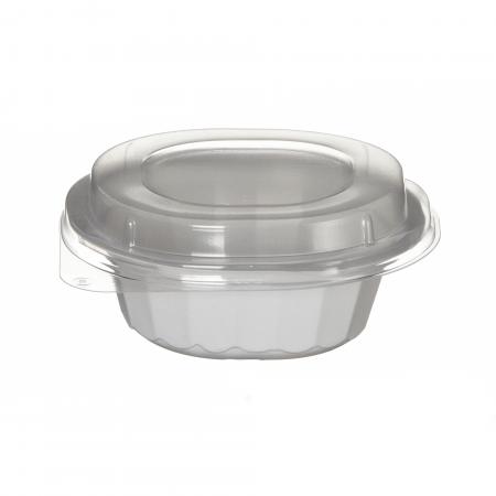 Couvercle transparent pour ravier arrondi - Liaison froide - R&eacute;f. 703920 - Illustration n&deg;1