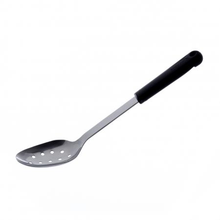 Cuill&egrave;re &agrave; trous "Stop gliss" en inox 32 cm - R&eacute;f. 141313 - Illustration n&deg;1