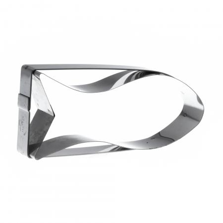 D&eacute;coupoir inox L.140x75 mm forme poisson - R&eacute;f. 109915 - Illustration n&deg;1