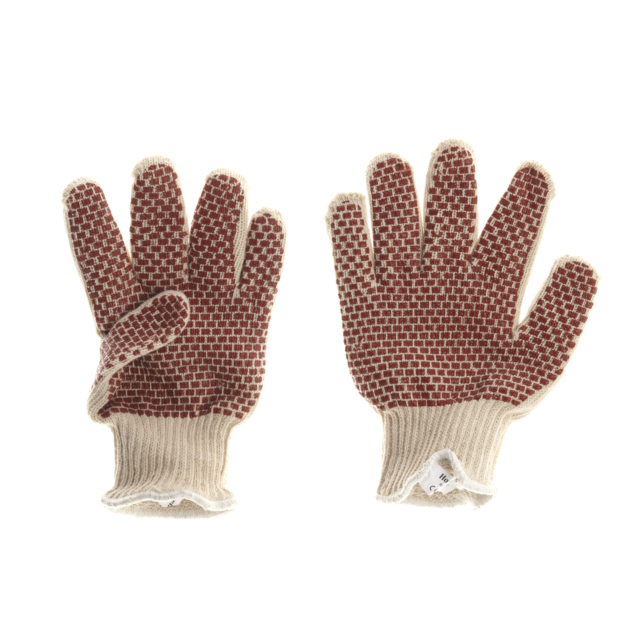 Gants De Cuisine Anti-chaleur En Coton - Paire Grise, Forme Griffe De Chat, Résiste Jusqu'à 250°C (15x26 Cm)