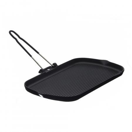 Grill en fonte 375x225 mm - R&eacute;f. 156536 - Illustration n&deg;1