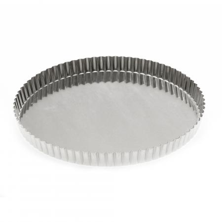 Moule &agrave; tarte cannel&eacute; &agrave; fond mobile diam. 300 mm - R&eacute;f. 111230 - Illustration n&deg;1