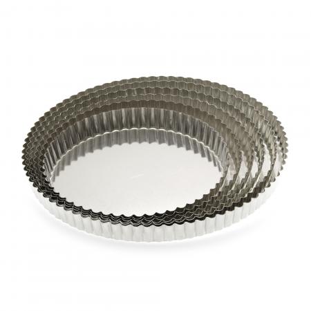 Moule &agrave; tarte cannel&eacute; &agrave; fond mobile diam. 300 mm - R&eacute;f. 111230 - Illustration n&deg;3