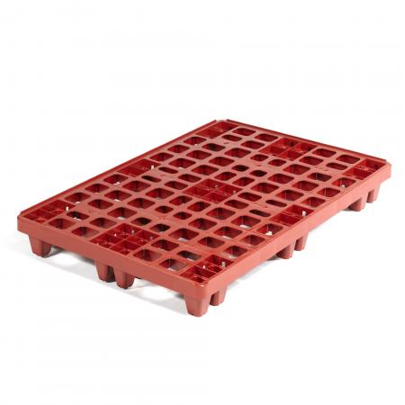 Palette l&eacute;g&egrave;re avec 9 plots ajour&eacute;e, 120x80 cm - R&eacute;f. 285003 - Illustration n&deg;1