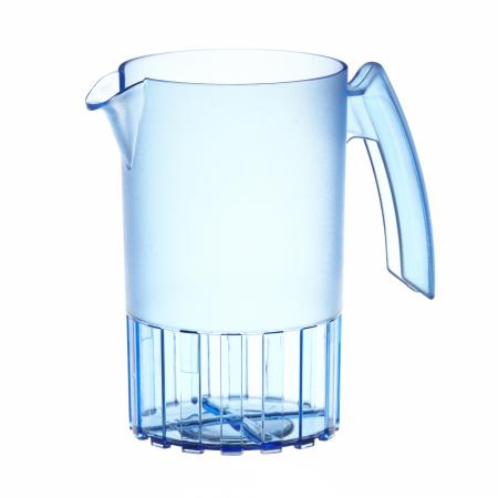 Pichet bleu en copolyester 1 L - Réf. 614210 - Illustration n°1