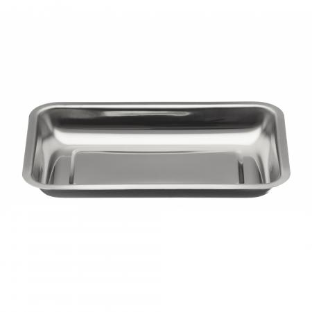 Plat &agrave; gratin rectangulaire en inox 22 x 14 cm - R&eacute;f. 373022 - Illustration n&deg;1
