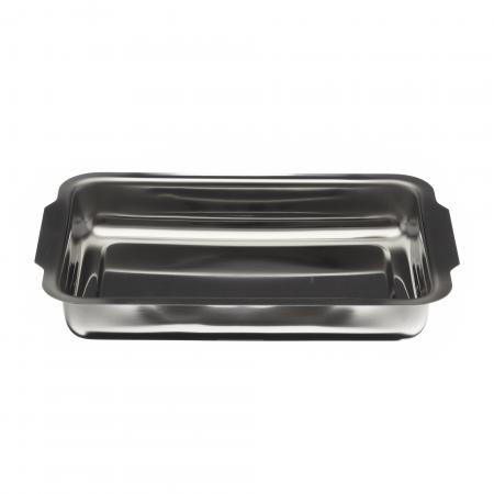 Plat &agrave; gratin rectangulaire en inox 300x210 mm - R&eacute;f. 372530 - Illustration n&deg;1