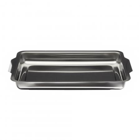 Plat &agrave; gratin rectangulaire en inox 370x250 mm - R&eacute;f. 372537 - Illustration n&deg;1
