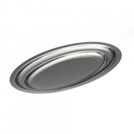 Plat ovale en inox 18 % longueur 340 mm - Réf. 371034 - Illustration n°1