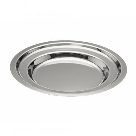 Plat rond creux en inox 18% diam. 330 mm - Réf. 371333 - Illustration n°1