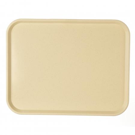 Plateau polyester BASIK - Beige fumé - 460 x 360 mm - Réf. 473146 - Illustration n°1