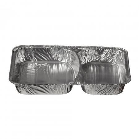 Plats Alu &agrave; 2 cases 227x178x31 mm - R&eacute;f. 712003 - Illustration n&deg;1