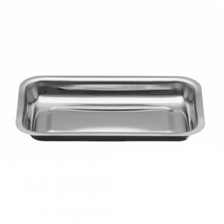Ravier rectangulaire en inox 20 x 12 cm - R&eacute;f. 373020 - Illustration n&deg;1