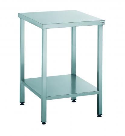 Table support machine 60x60 cm en inox - R&eacute;f. 328400 - Illustration n&deg;1