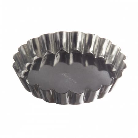 Tartelette ronde cannel&eacute;e Diam. 100 mm - R&eacute;f. 109110 - Illustration n&deg;1