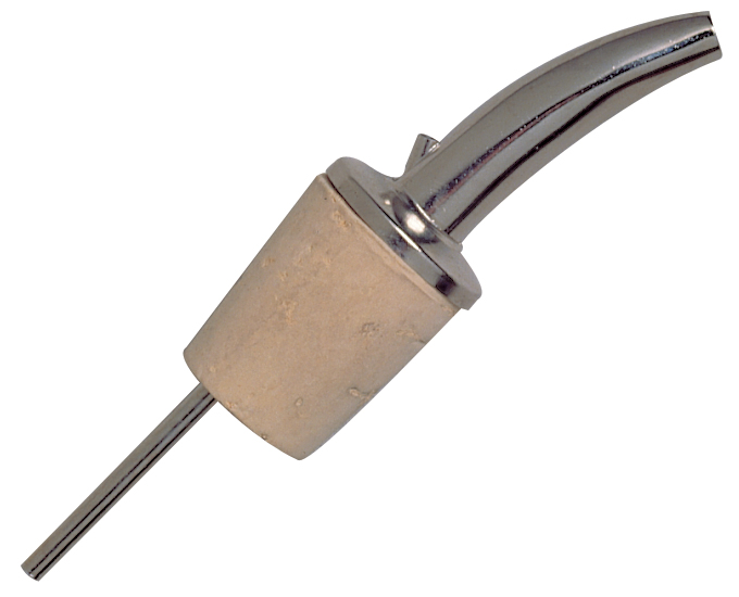 Verseur nickel&eacute; courb&eacute; en li&egrave;ge - R&eacute;f. 387600 - Illustration n&deg;1