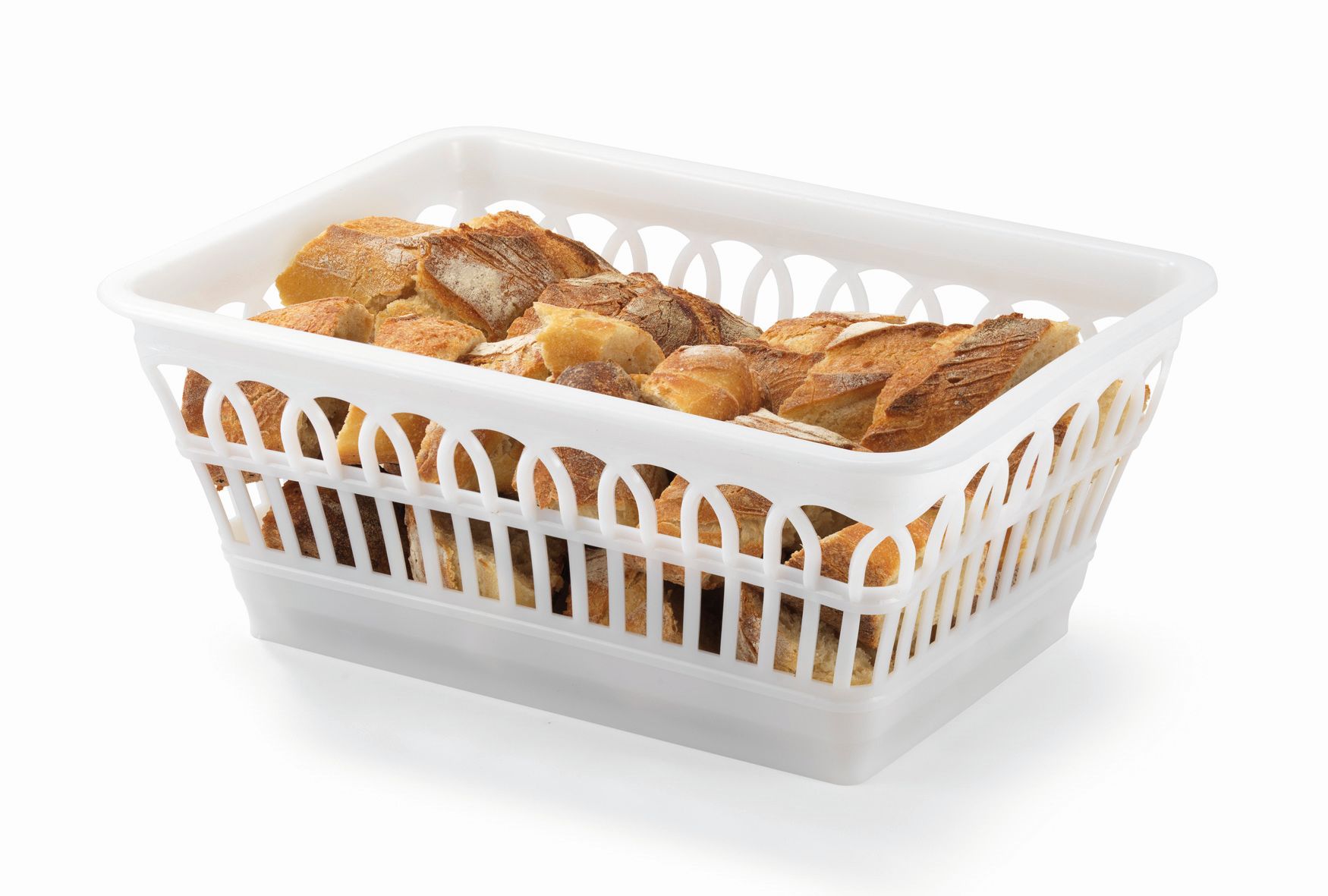 Corbeille à pain en plastique grand modèle 31x23x13 cm - Réf. 663731 - Illustration n°2
