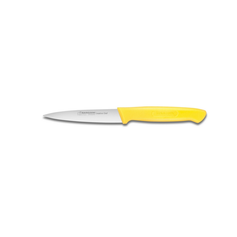 Couteau d'office "Creative" jaune - Lame inox 10 cm - Réf. 051604 - Illustration n°3