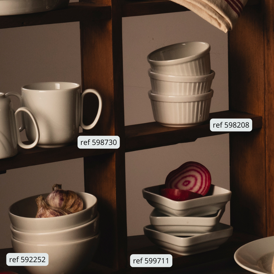 Ramequin en porcelaine 11 cl diam. 84 mm - Réf. 598208 - Illustration n°2