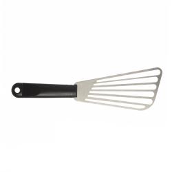 Spatule grille "Stop gliss" en inox 28 cm